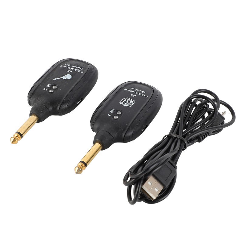 Wireless Guitar System Receiver Transmitter Audio Transmission System Accessory Set