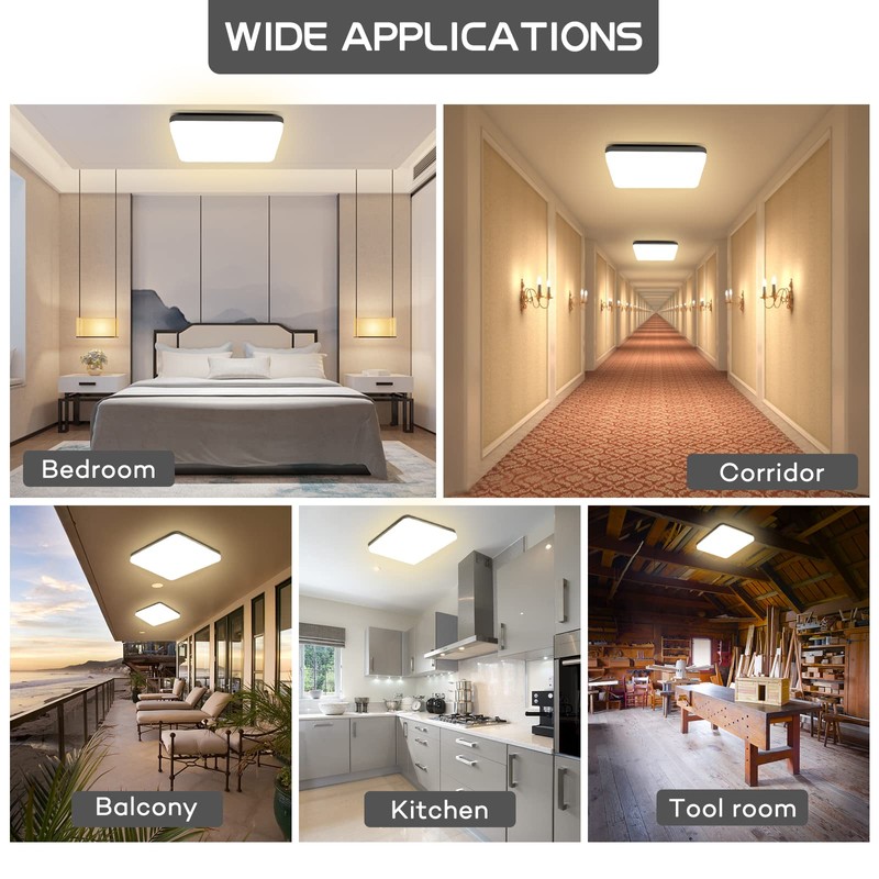 OUILA LED Ceiling Light, 20 W 2000 LM Ceiling Light