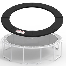 LANGXUN 10ft 12ft 14ft 16ft Trampoline Pad, Universal Trampoline Repalcement Safety Pad, Replacement Trampoline Parts, Waterproof Surround Spring Foam Cover for Round Frame Blue Black Pink Green