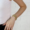 Elegance 11 diseños chapados en oro de 14 quilates, pulsera