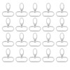 20PCS Lobster Claw Clasps Keychain, Swivel Trigger Clips 360° Swivel