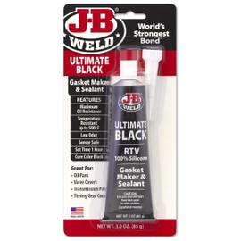 J-B Weld J-B Weld 32329 Ultimate Black RTV Silicone Gasket Maker and Sealant - 3 oz. - Black