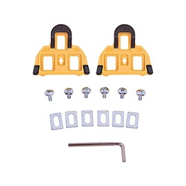 Sundried Bike Cleats 3 Bolt Cycle Cleats for Road Cycling Compatible with SPD-SL Pedals 4.5 Degree of Float