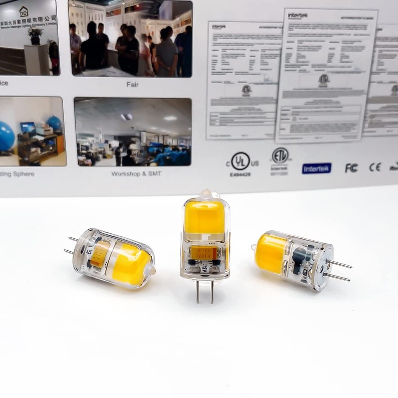 DA DANG JIA G4 LED Bulb 12V Dimmable, JC Bi-Pin