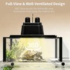 Upgraded Turtle Basking Platform for Aquatic Turtles with Temp &