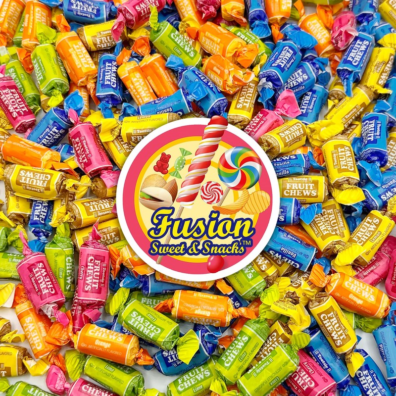 Fruit Chews Candy - 1 Pound Bulk Bag, Fruit Chews