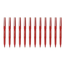 Pilot Fineliner 1.2 mm Tip - Red, Box of 12