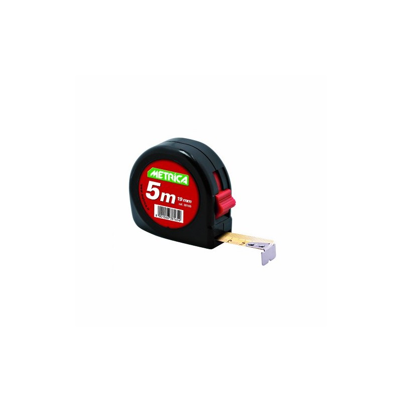 Metrica 38165 Tape Measure with Stop 5 m