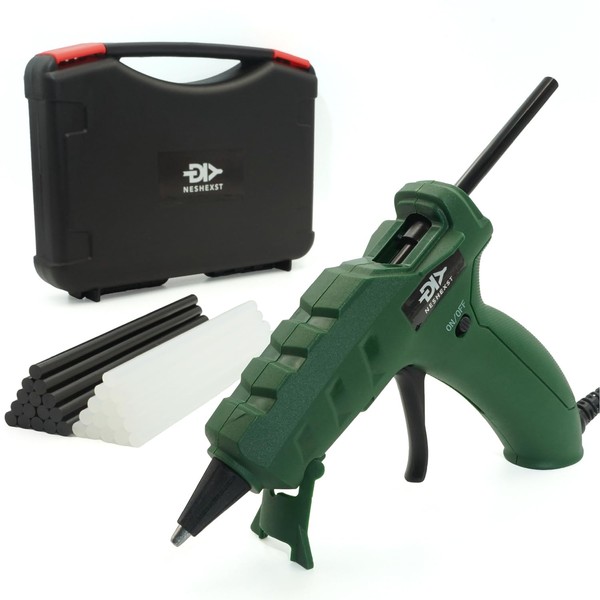NESHEXST Glue Gun, 50 W, Black and White, 15 Each
