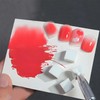250 Nail-Art-Schwämme und 4 Krallen Nail Sponge Metall-Greifer für Ombre