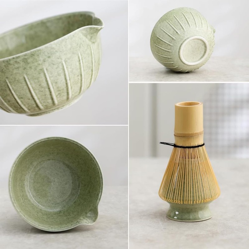 ADTZYLD Matcha Whisk Set,15 OZ Matcha Tea Kit - 4pc