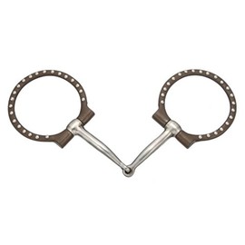 Kelly Silver Star Off-Set Dee with Dots Snaffle