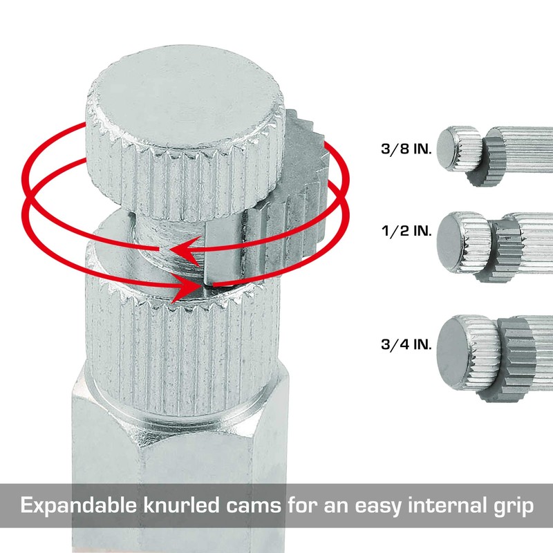 HAUTMEC Internal Pipe Wrench Set, Easy Internal Grip On Pipe