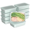Bentgo Prep 1-Compartment Meal-Prep Containers with Custom-Fit Lids - Microwaveable,