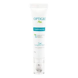 Gel Contorno De Ojos Farmapiel Optigel Pen 15g contra Ojeras, Bolsas y Líneas de Expresión con Té Verde y Vitamina E para Todo Tipo de Piel
