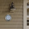 NeXtime Outdoor Barometer, Diameter 22 cm, Metal, Galvanised "Orchid"