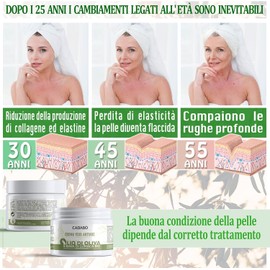 Cadabo' Anti-Falten-Gesichtscreme für Damen und Herren mit Schneckenschleim und Bio-Öl – Made in Italy, feuchtigkeitsspendend und pflegend.