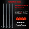 Ampper Battery Hold Down Clamp, Stainless Steel J Hook Battery