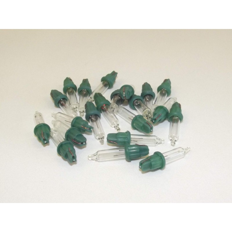 GE 20x Mini 2.5 Volt Clear Christmas Light Bulbs Replacement