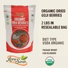 Anna and Sarah Organic Dried Goji Berries, 2 Lbs in