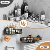 LEVERLOC Shower Caddy Suction Cup, 2 Pack suction shower shelf
