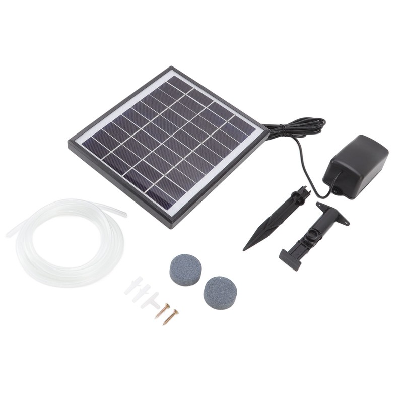 Solar Oxygen Pump 10V 6W Shockproof Small Lightweight Solar Water