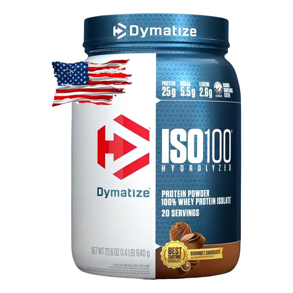 Whey Protein Iso 100 Dymatize, 1.4 libras (640 g), 100
