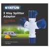 Status 3 Way Splitter Adaptor, 16amp, IP44 Weatherproof – Converts