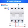 Jadeshay Manual Transfer Switch, 2-Pin 125A Load Disconnect Switch, Dual