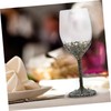 Alipis Multi-Purpose Crystal Wine Goblet Stylish Flute for Parties Holder