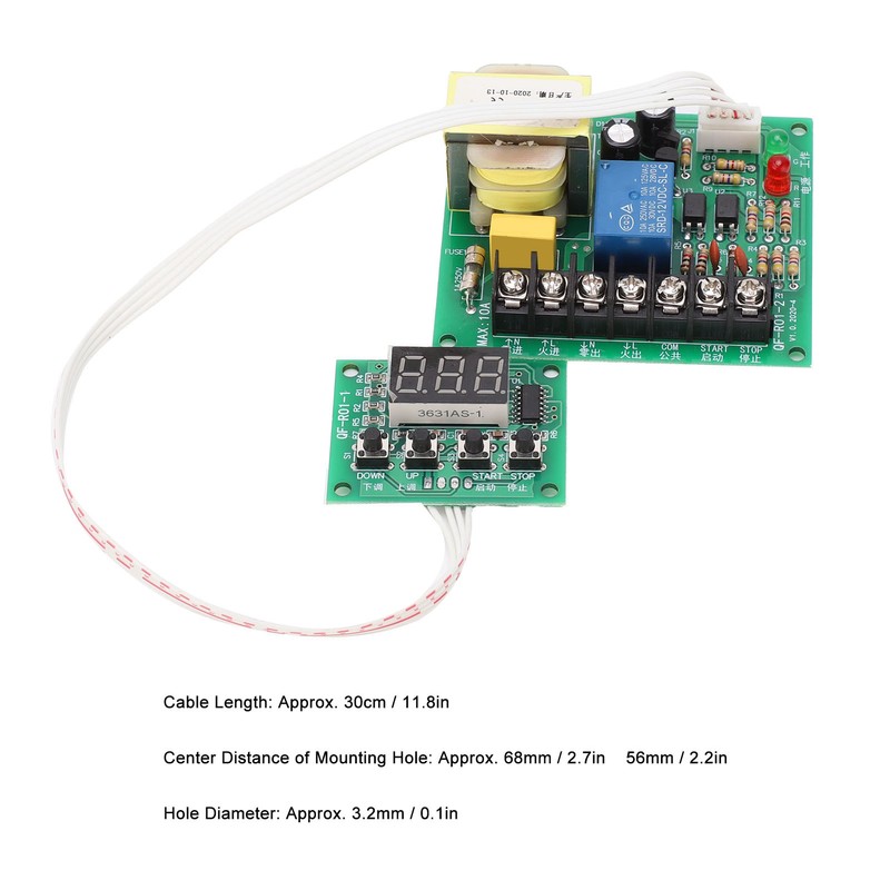 Delay Relay Module Optocoupler Isolation Timer Industrial Control Components QFR012