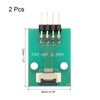 MECCANIXITY 2pcs FFC FPC Connector Board 8 Pin 0.5mm Socket
