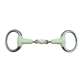 Snblzhef Horse Snaffle Bit, Stainless Steel Loose Ring Horse Mouth Bit, Loose Link Horse Mouth Bit for Horse Training and Riding