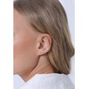 Elli Basic Trend Blogger Women's Single Ear Climber Curved Earrings