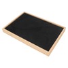 Ear Stud Tray Flannel Wood 216 Holes Lightweight Elegant Luxury