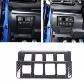 MODY ABS Carbon Fiber Interior Tailgate Switch Button Cover Trim For Subaru WRX 22-24