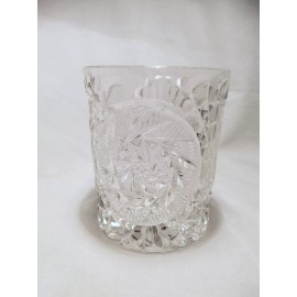 Fostoria *NEW*Set of 8 vintage FOSTORIA glass STOWE CLEAR double old fashion rock GLASSES