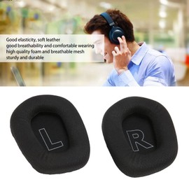 Earpads Cushions Replacement Ear Pads Breathable Mesh, Sponge Earpads Cushions Breathable Comfortable Elastic Replacement Ear Pads for for G733 Headphones (Black)