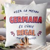 MUGFFINS SISTER Cushion Padding included - in Catalan - Sóc
