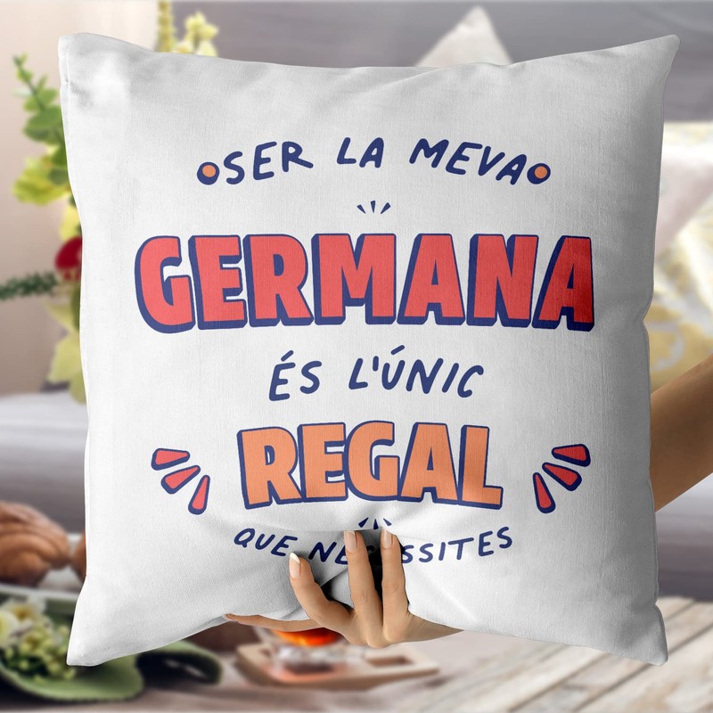 MUGFFINS SISTER Cushion Padding included - in Catalan - Sóc