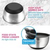 Wildone Mixing Bowls with Airtight Lids, Stainless Steel Nesting Mixing