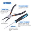 Glarks 4Pcs 7-Inch Internal/External Circlip Plier Snap Ring Pliers with