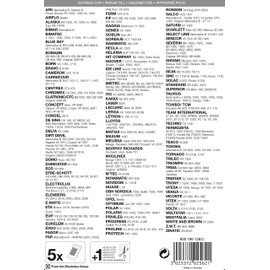 Menalux 1750 Pack of 5 Dustbags & 1 motor filter to cut