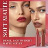 Mrettick 6PCS Matte Lippenstift Crayon Lip Liner Bleistift für Frauen,