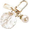 Txuolin Gold Pendant Handbag Rhinestones Keychain Keyring Shell Purse Charm