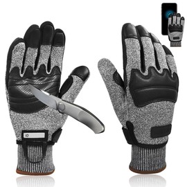 Intra-FIT Professional Needle Puncture Resistant Duty Gloves,360° Anti-Cut/Slash,ANSI A9,Touchscreen gloves.