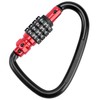 fogman Climbing Helmet Holder with Lock Dial Lock Bike Key