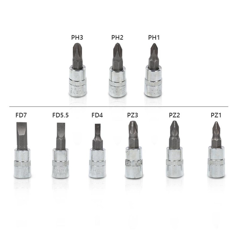 CHEDA 46Pcs Set 1/4" Ratchet Wrench Combination Socket Tool Set