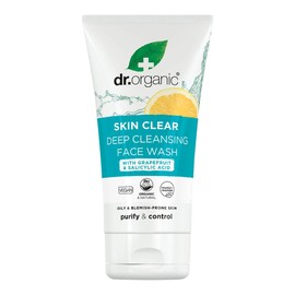 Dr Organic Skin Clear Deep Cleansing Face Wash, 125ml