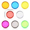 Pack of 88 Plastic Mini Discs Multicoloured Binder Ring Discs